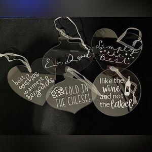 Schitt’s Creek Acrylic Novelty Christmas Ornaments | Set of 5